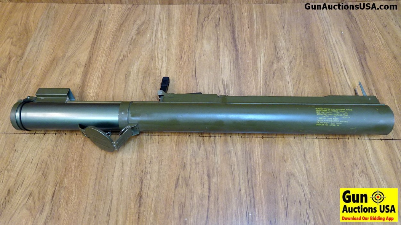 U.S. GOVERNMENT M72A2 ANTI-TANK Rocket Launcher. | Proxibid