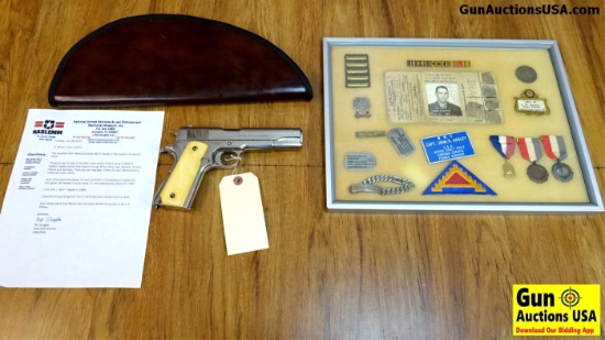 Colt 1911 .45 ACP U.S. Property Captain Hasley Pistol. Very Good. 5" Barrel. Shiny Bore, Tight Actio