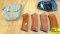 East German 5.45-39 Magazines. Four Bakelite 30 Round AK 74 Magazines with Stripper Clips and a Cle