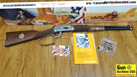 Winchester 94 JOHN WAYNE COMMEMORATIVE .32-40 WIN Commemorative Rifle. NEW in Box. 18.5" Barrel. The
