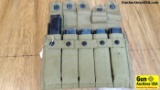 Seymour, WPS, Crosby .45 ACP Magazines. Very Good. Lot of 5: Steel Stick Mags with a Green Canvas Ca