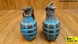 MILITARY M10A3 Grenades. Good Condition. Inert Frag Grenades With Spoon, Pi
