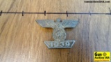 GERMAN NAZI NAZI PIN. Very Good. Eagle Over Swastika, 1939 Date . (42001)