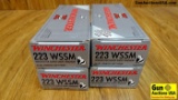 Winchester 223 WSSM Ammo. 80 Rounds of 55 Gr Pointed Soft Point.. (41846)