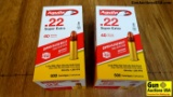 Aguila 22 LR Ammo. 1000 Rounds of 40 Gr Copper Plated Bullet.. (42388)