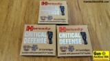 Hornady Critical Defense 9 MM LUGER Ammo. 75 Rounds of 115 Gr FTX. . (42327