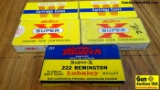 Winchester .222 REMINGTON Ammo. 100 Rounds in total : 60 Rounds of Super X