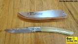 Le Thiers Knife. Excellent Condition. Single Blade, Bone Handled, Custom Ma