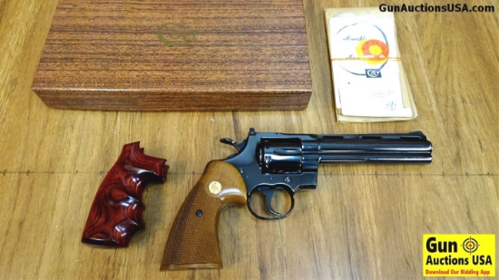 Colt PYTHON .357 MAGNUM SNAKE Revolver. Very Good. 6" Barrel. Shiny Bore, Tight Action One of the Mo
