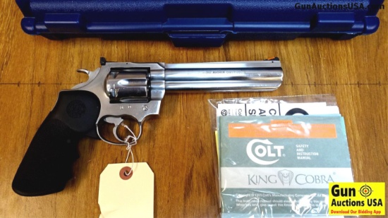 Colt ORIGINAL KING COBRA .357 MAGNUM SNAKE Revolver. Very Good. 6" Barrel. Shiny Bore, Tight Action