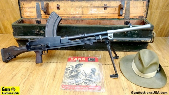 Bren YANK Down Under Non Firing Replica Machine Gun. Very Good. This Actual Weapon Was Photographed