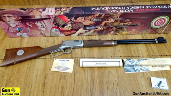 Winchester 9422 XTR BOY SCOUTS OF AMERICA 1910-1985 .22 LR Rifles. NEW in Box. 20" Barrel. BOY SCOUT