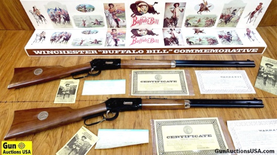 Winchester 94 BUFFALO BILL COMMEMORATIVE .30-30 Rifle SET. (Includes TWO Rifles)   AMAZING - We Cut