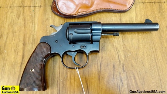 Colt New Service .455 WEBLEY Revolver. Very Good. 5" Barrel. Shiny Bore Has British Proof Ma