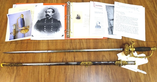 General Butterfield's M. C. Lilley and Company Field Officer COLLECTOR'S Sword. Very Good. Fantastic