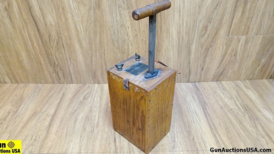 Atlas 3-50 Blasting Machine. Very Good. To Ignite Dynamite. . (47859)