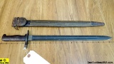 SPRINGFIELD BOMB STAMPED Bayonet. Very Good. Parkerized Blade, Bomb Stamped, 1921. Blade in Nice Sha