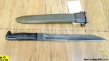 SPRINGFIELD BOMB STAMPED Knife. Good Condition. Bomb Stamped, Marked 1908, Muzzle Connection Point h