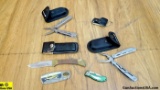 Ozark Trail, Winchester Knives, Cases,. Very Good. Two Multi Tools Ozark Trail, 3 Folding Pocket Kni