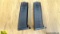 9 MM Magazines for SAR ARMS SARGUN ST9. Very Good. Lot of 2; Polymer 9 MM Magazines . (48223)