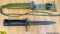 Bayonet. Good Condition. For M16 Ar15 with Fiberglass Sheath.. (41002)