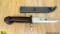 Bayonet. Good Condition. Slightly Used, AK47 Bayonet with Barb Wire Cutting Scabbard. . (46294)