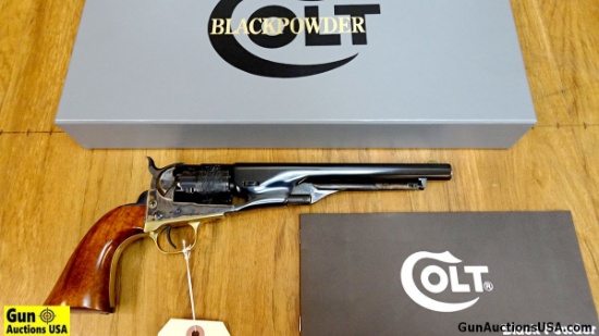 COLT 1860 ARMY .44 UNFIRED Revolver. Like New. 8" Barrel. Outstanding to See in this Condition! Engr
