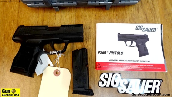 SIG P365 9MM NITRON Pistol. NEW in Box. 3" Barrel. Ultra Reliable and a Perfect Conceal Carry, Featu
