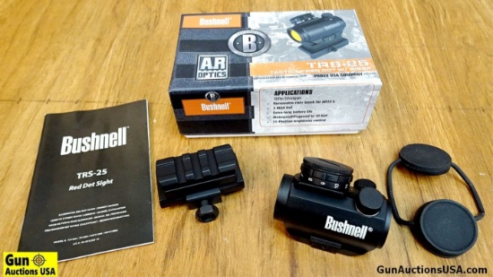 Bushnell TRS25 Red Dot Sight. Like New. Tactical Red dot with Riser, 3 Minute of Angle Dot, Water Pr