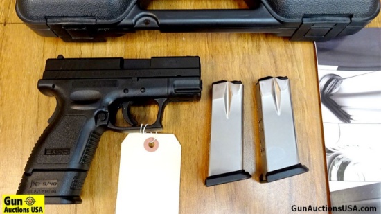 SPRINGFIELD XD-9 9MM Pistol. NEW in Box. 3" Barrel. Features a Black Steel Slide with 3 Dot Combat S