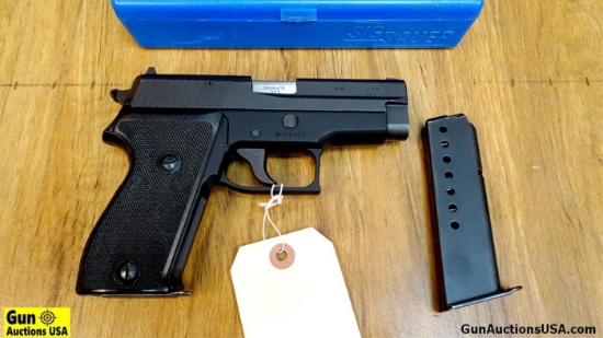 SIG SAUER P6 9MM Pistol. Very Good. 3.75" Barrel. Shiny Bore, Tight Action Black Steel Slide with Co