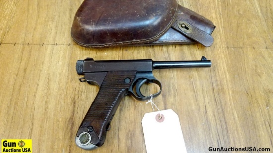 NAMBU COLLECTOR'S Pistol. Very Good. 4.5" Barrel. Shiny Bore, Tight Action Bluing is Turning Patina,