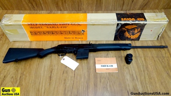 IZHMASH KALASHNIKOV SAIGA .410 APPEARS UNFIRED Shotgun. Like New. 20" Barrel. Shiny Bore, Tight Acti