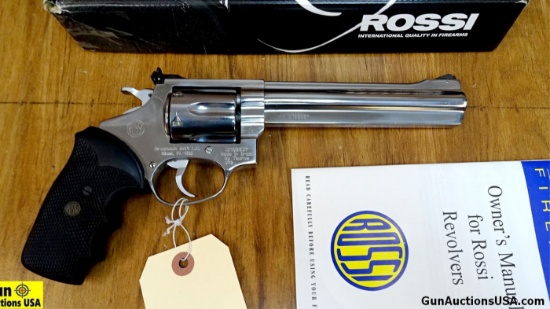 ROSSI 972 .357 MAGNUM Revolver. NEW in Box. 6" Barrel. Attractive High Glass Stainless Finish, Full