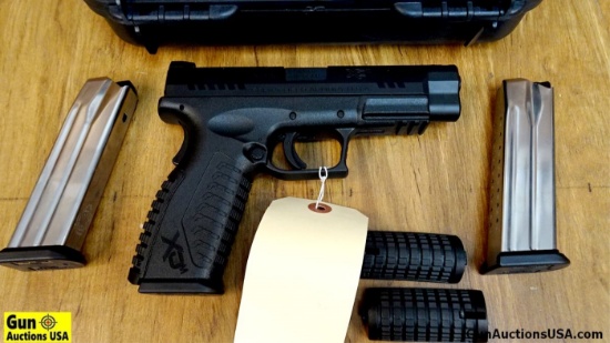 Springfield XDM-9 9MM Pistol. NEW in Box. 4.5" Barrel. Features Black Steel Slide with Red Fiberopti