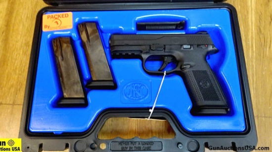 FN FNS-40 .40 S&W Pistol. NEW in Box. 3.75" Barrel. Black Steel Slide with Front and Rear Serrations