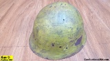 JAPANESE, Military COLLECTOR'S Helmet. Very Good. Steel Camo Japanese Helmet without Liner. Collecto
