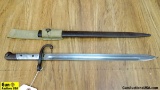 WEYERSBERG KIRSHBAUM SOLINGEN Bayonet. Good Condition. 20.5 Inches Overall with 15.5 Inch Blade, Has