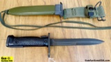 Bayonet. Good Condition. For M16 Ar15 with Fiberglass Sheath.. (41002)