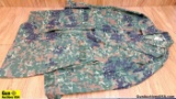 Full Length Coat. Very Good. Flectar Camo Full Length Coat.. (43866)