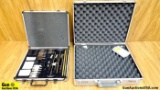 Padded Pistol Case, Cleaning Kit. . Very Good. Lot of 2; # 1 Is a Padded Pistol Case, 18 x14x4.5. #2