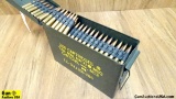 U.S. MILITARY 30.06 Ammo. 200 Rounds of Linked FMJ All In Metal Ammo Can.. (48272)