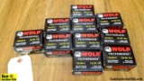 Wolf 7.62x39 Ammo. 200 Rounds of 123 Gr FMJ Steel Cased. . (47371)