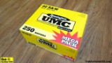 Remington UMC 40 S&W Ammo. 250 Rounds of 165 Gr Metal Case. (41891)