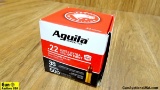 Aguila 22LR Ammo. 500 Rounds of 38 Gr Copper Plated HP. (48012)