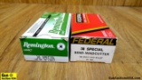 Federal, Remington 38 SPECIAL Ammo. 100 Rounds of Mixed Ammo. . (48082)