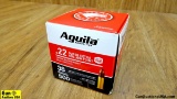 Aguila 22LR Ammo. 500 Rounds of 38 Gr Copper Plated HP. (48011)