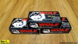 Wolf 380 AUTO Ammo. 150 Rounds of 91 Gr FMJ, Bi Metal Case. . (48316)