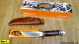 Marbles 7137300006 Knife. Like New. 8.5 Inches overall, with a 4.5 Inch Blade, Up Swept Skinner with