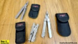 LEATHERMAN MULTI TOOL . Very Good. Lot of 3. # 1 Is a Side Clip, # 2 is a Super Tool 200, #3 is a Cr